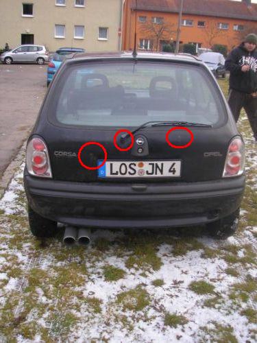 Das sind die stellen.