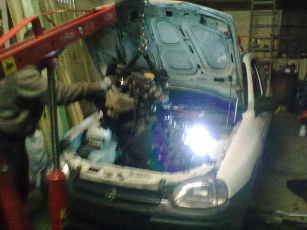 Motor raus
